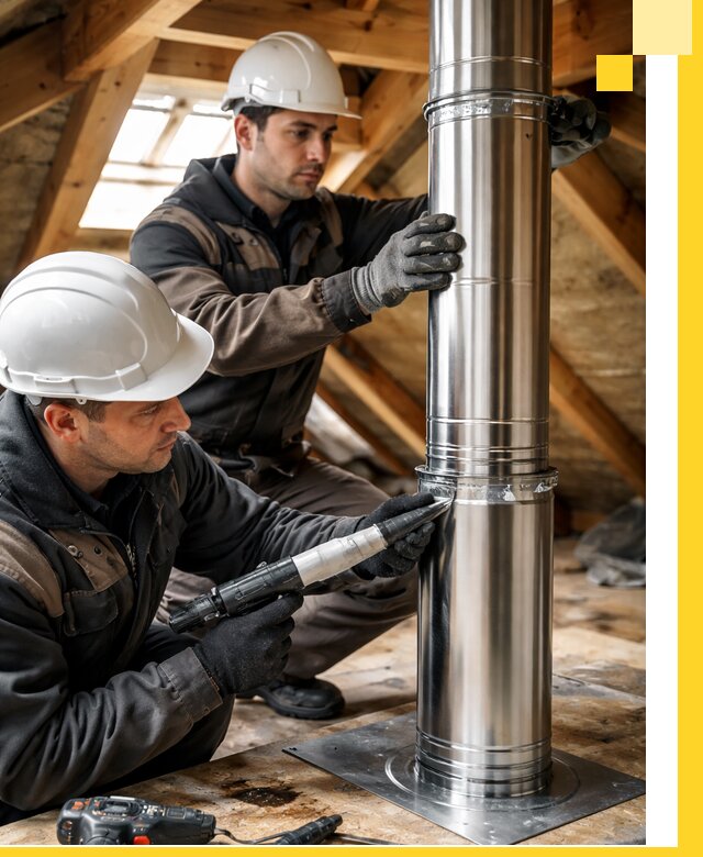 Монтаж дымоходов для каминов в Сочи с гарантией качества