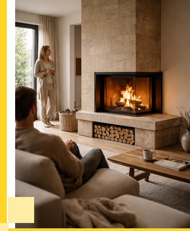 Угловые камины из кирпича установка в Сочи от 155040 р. ЭриданСчи