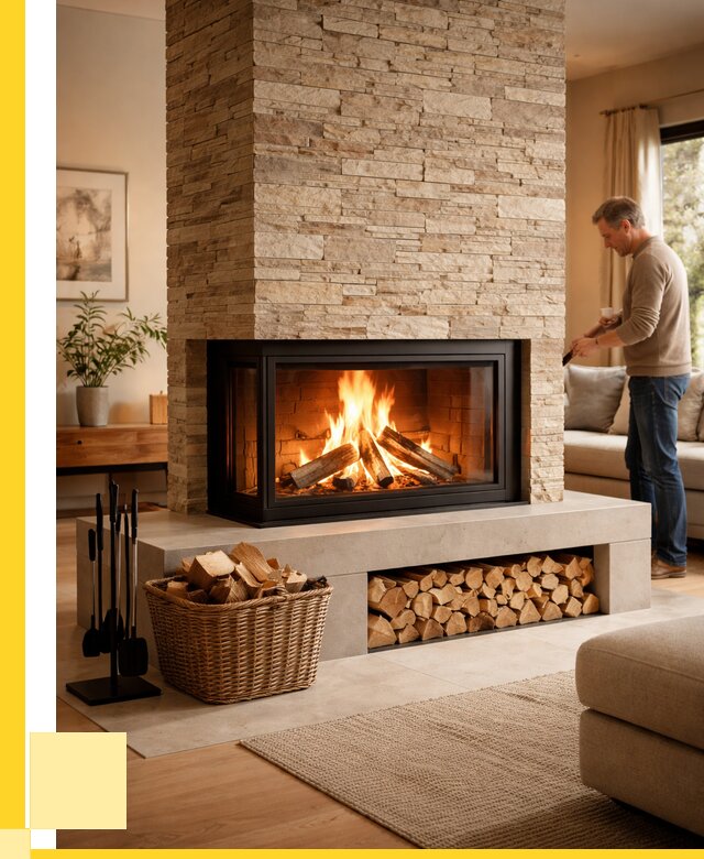 Дровяной камин под ключ в Сочи от 206720 р. | ЭриданСчи