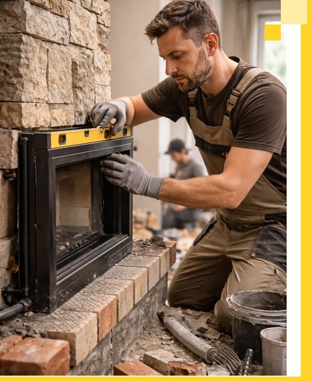 Дровяные камины под ключ в Сочи: монтаж, обустройство