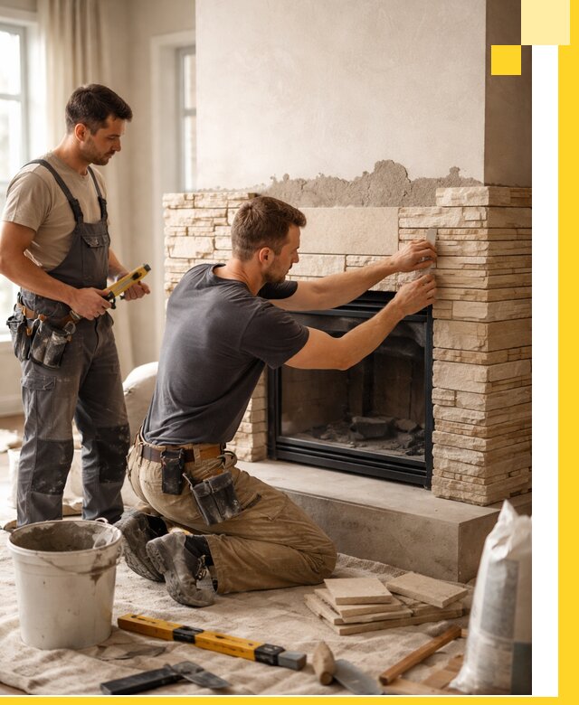 Установка и монтаж каминов для загородного дома в Сочи