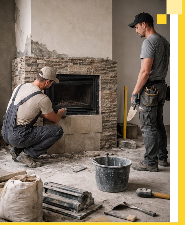 Камины под ключ в Сочи: проект, изготовление и монтаж