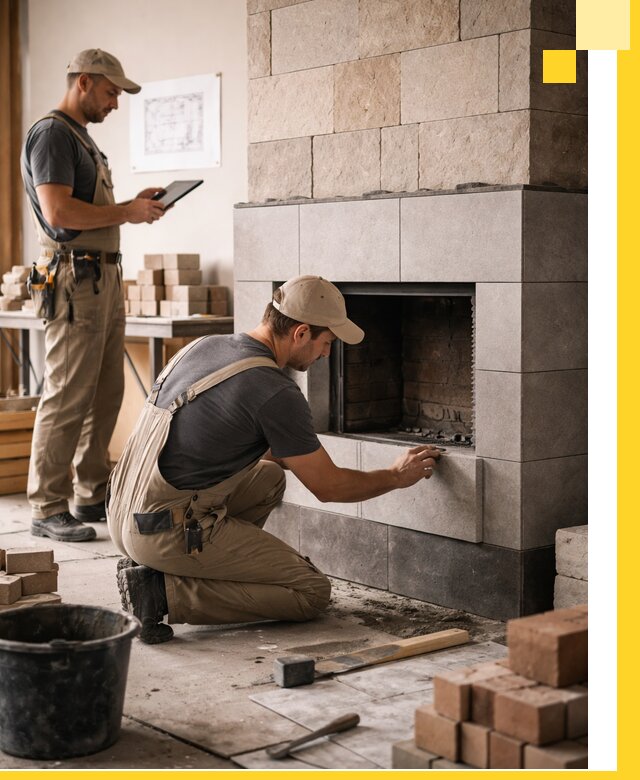 Индивидуальные проекты каминов и каминных систем в Сочи