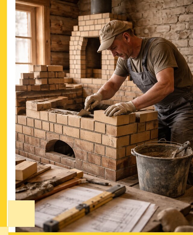 Кладка печей из кирпича в Сочи цены от 31008 р. - ЭриданСчи