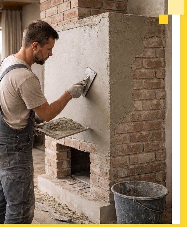 Отделка печей и облицовка каминов в Сочи под ключ