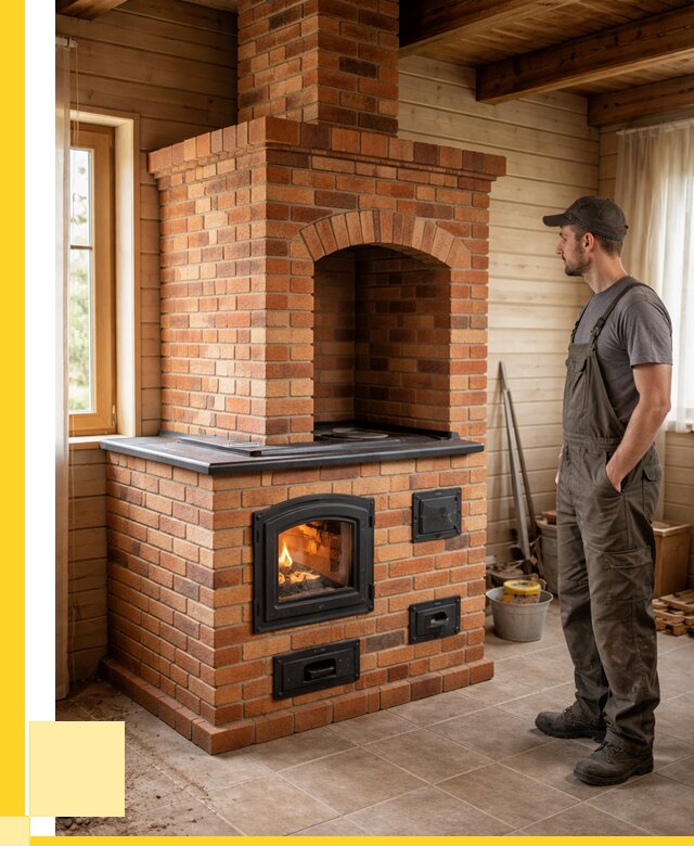 Кирпичные печи в Сочи: купить от 155040 р. | ЭриданСчи