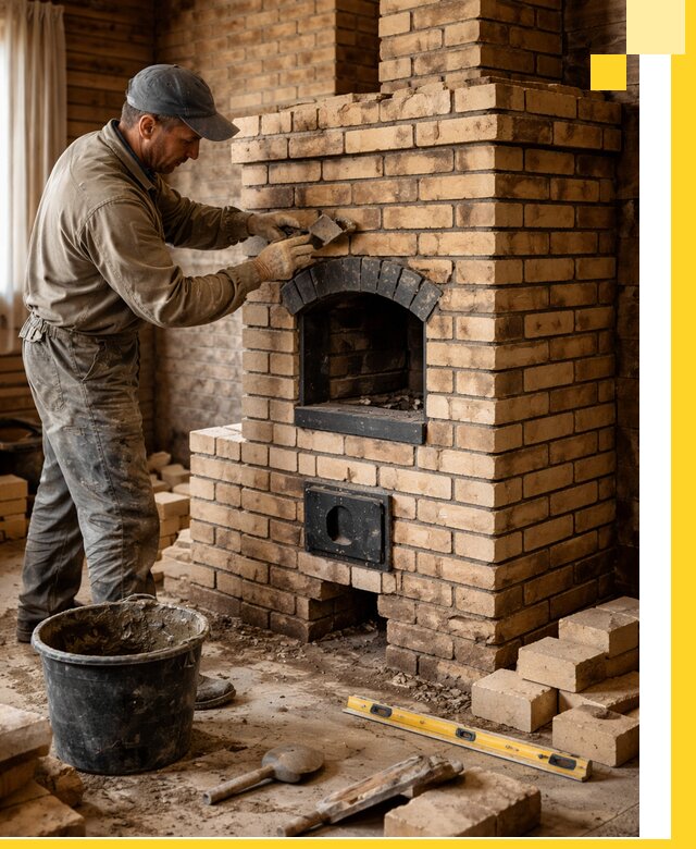 Кирпичные печи под ключ в Сочи: проектирование и кладка
