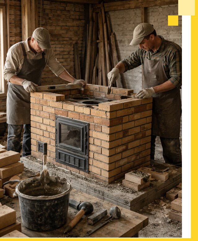 Изготовление и установка варочных печей под ключ в Сочи