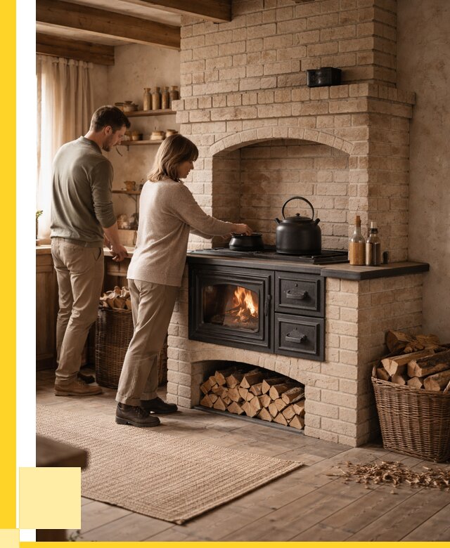 Печи с плитой в Сочи от 46512 р. | ЭриданСчи — кирпичная печь