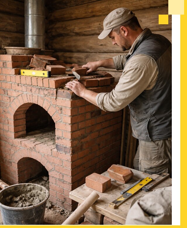 Изготовление и установка русских печей в Сочи под ключ