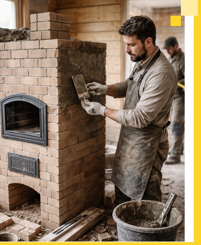 Изготовление и установка печей-шведок под ключ в Сочи