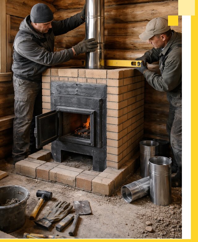 Проектирование, изготовление и установка банных печей в Сочи