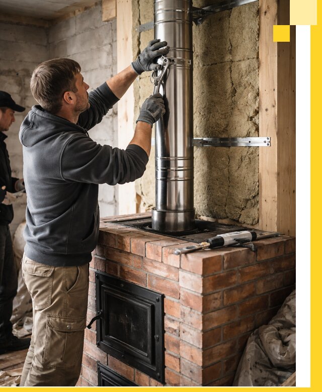 Изготовление и монтаж печей и дымоходов под ключ в Сочи