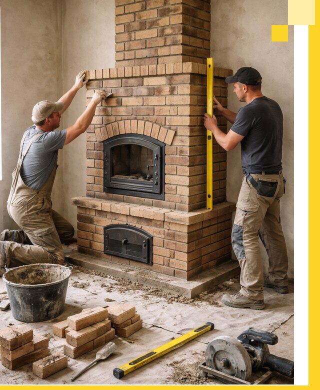 Продажа и установка печей и каминов для дома под ключ в Сочи