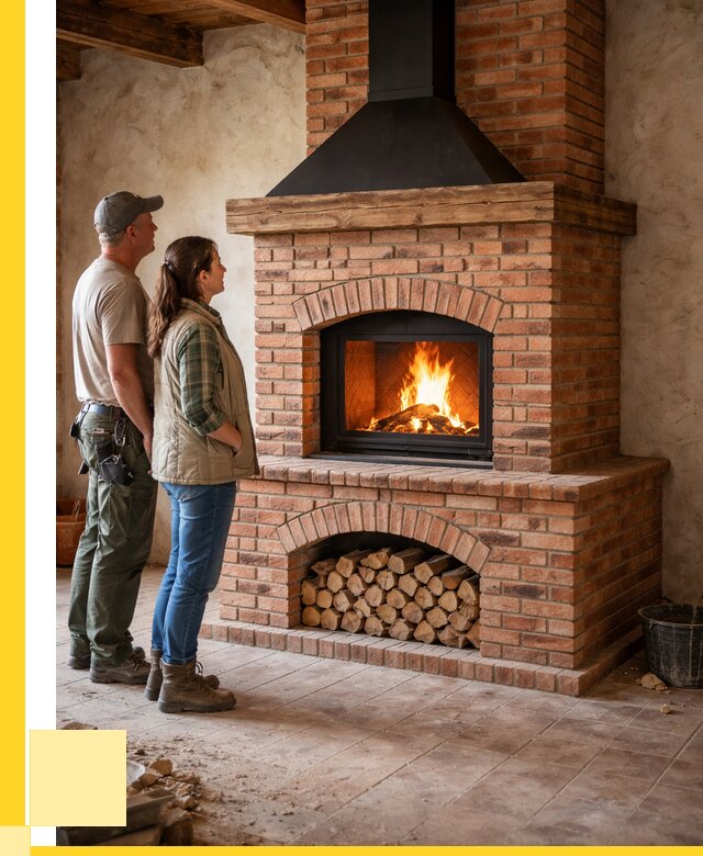 Печи камины из кирпича в Сочи от 124032 р. | ЭриданСчи