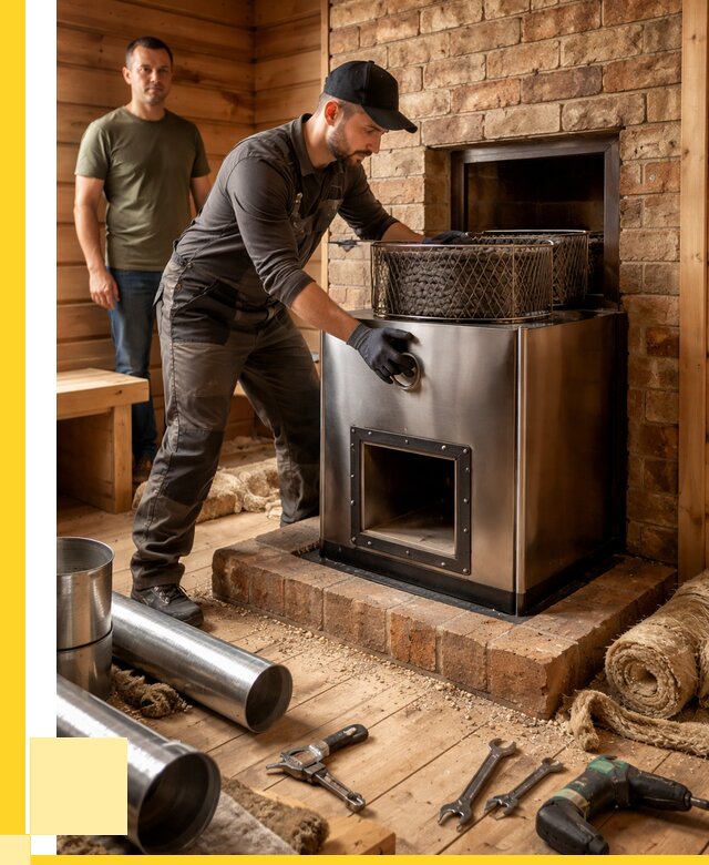 Монтаж банных печей под ключ в Сочи от 18605 р., ЭриданСчи