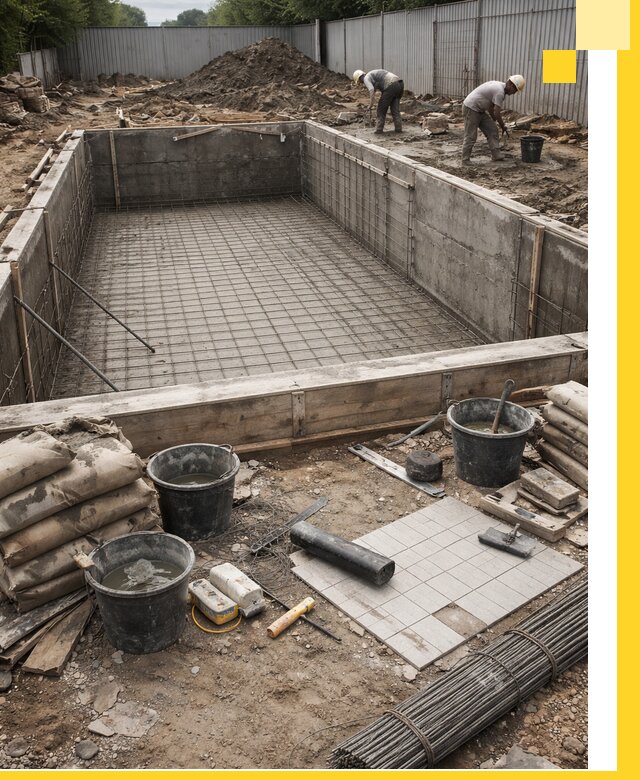 Строительство бассейнов под ключ в Сочи, дизайн и монтаж