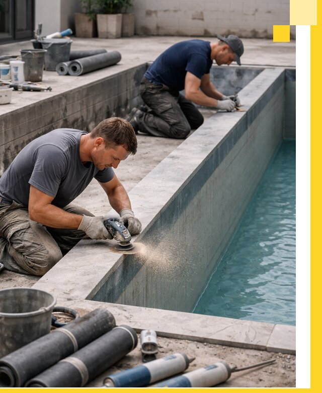 Профессиональный ремонт бассейнов под ключ в Сочи