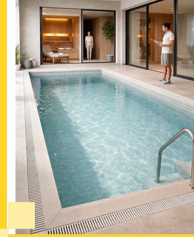 Отделка бассейна пленкой ПВХ в Сочи от 3618 р. - ЭриданСчи