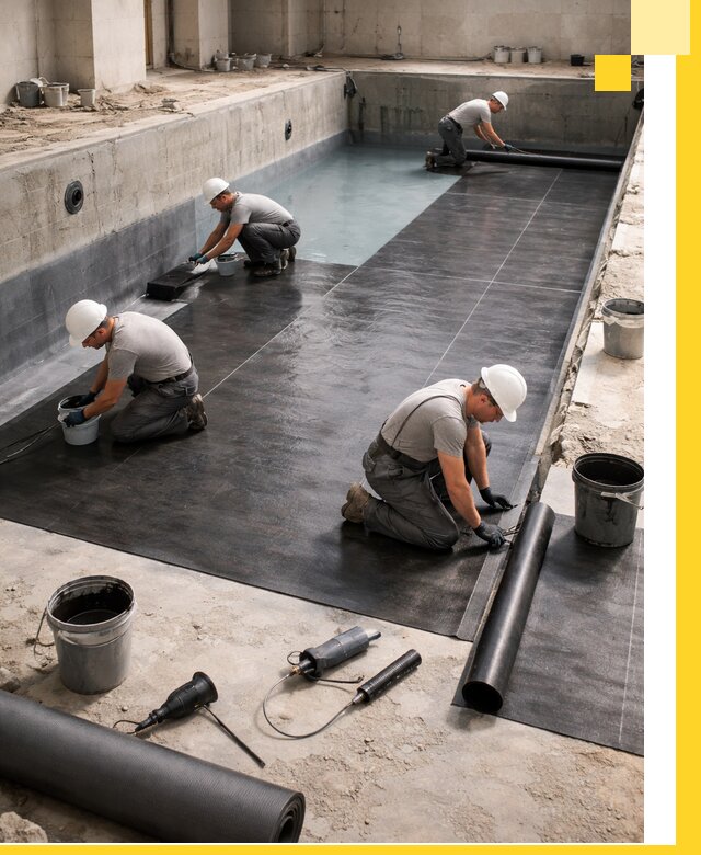 Профессиональная гидроизоляция бассейнов и чаш в Сочи под ключ