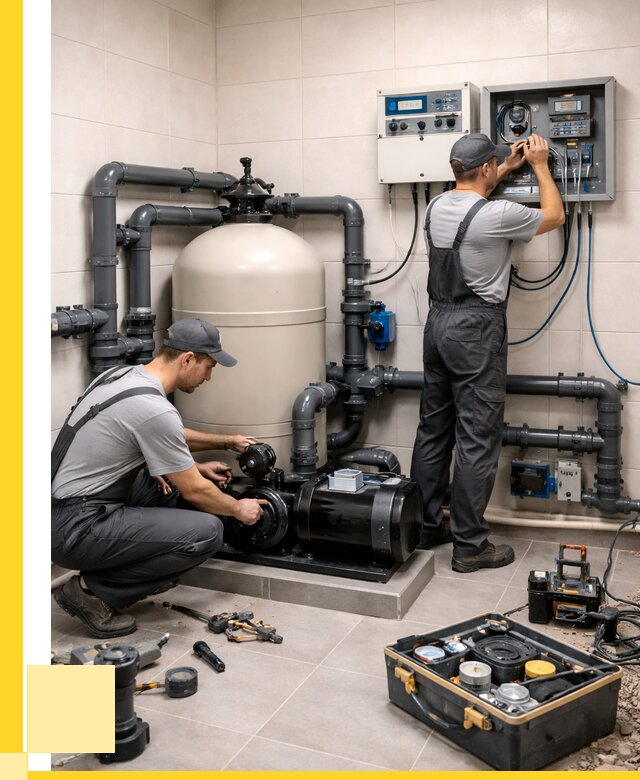 Монтаж оборудования для бассейнов в Сочи от 41344 р. | ЭриданСчи