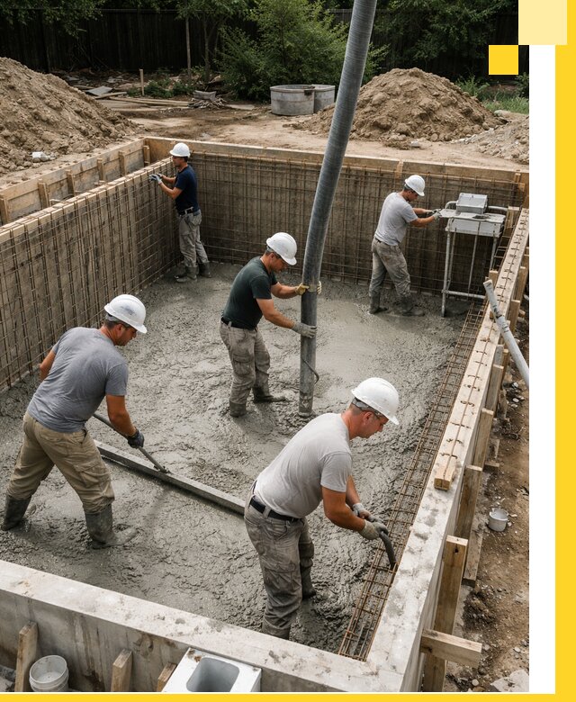 Строительство бетонных бассейнов под ключ в Сочи