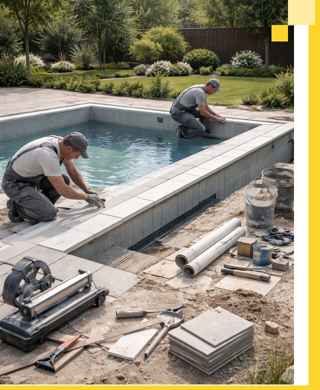 Строительство открытых бассейнов под ключ в Сочи профессионально