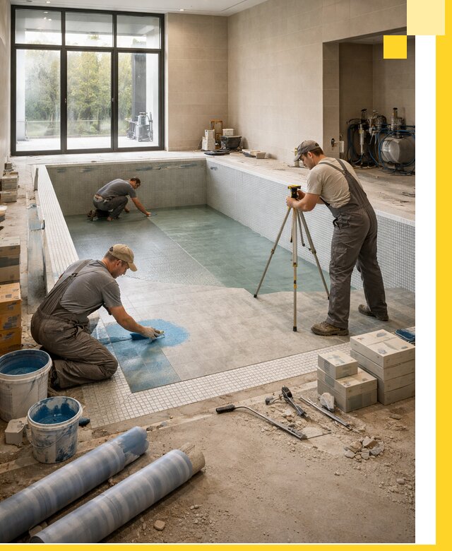 Проект и строительство закрытых бассейнов в Сочи под ключ