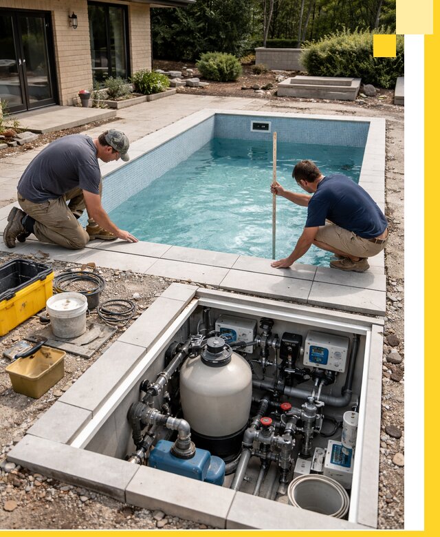 Строительство качественных домашних бассейнов под ключ в Сочи