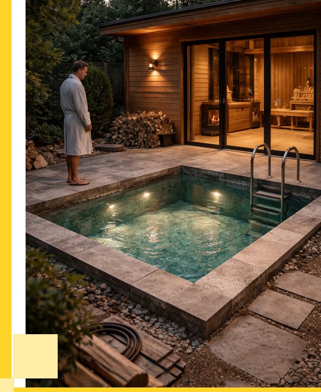 Бани с бассейном под ключ в Сочи от 98192 р. | ЭриданСчи