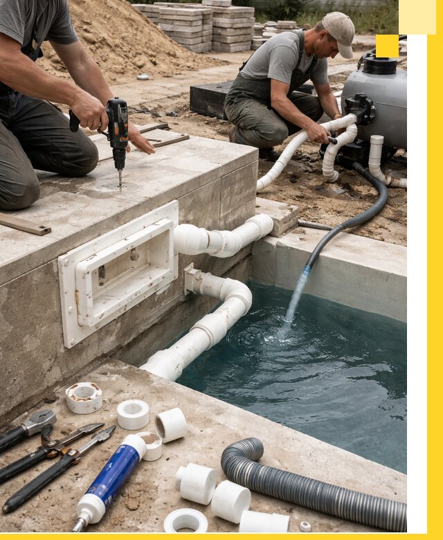 Строительство скиммерных бассейнов под ключ в Сочи