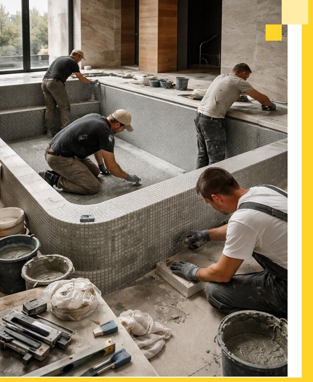 Строительство и установка СПА бассейнов под ключ в Сочи