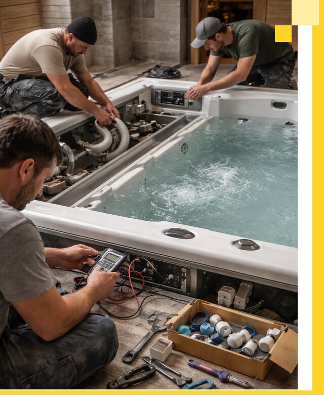 Гидромассажные бассейны под ключ в Сочи, дизайн и монтаж