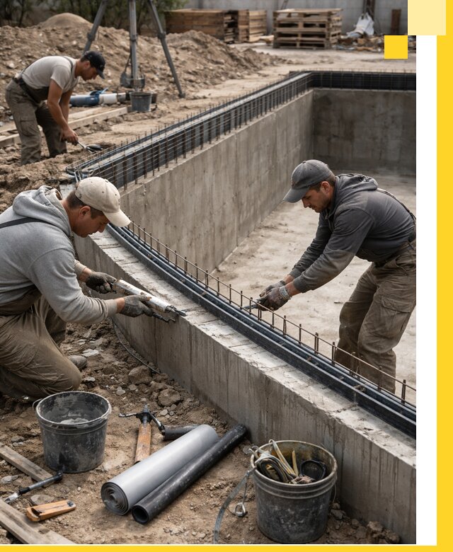 Качественный монтаж чаши бассейна в Сочи под ключ с гарантией