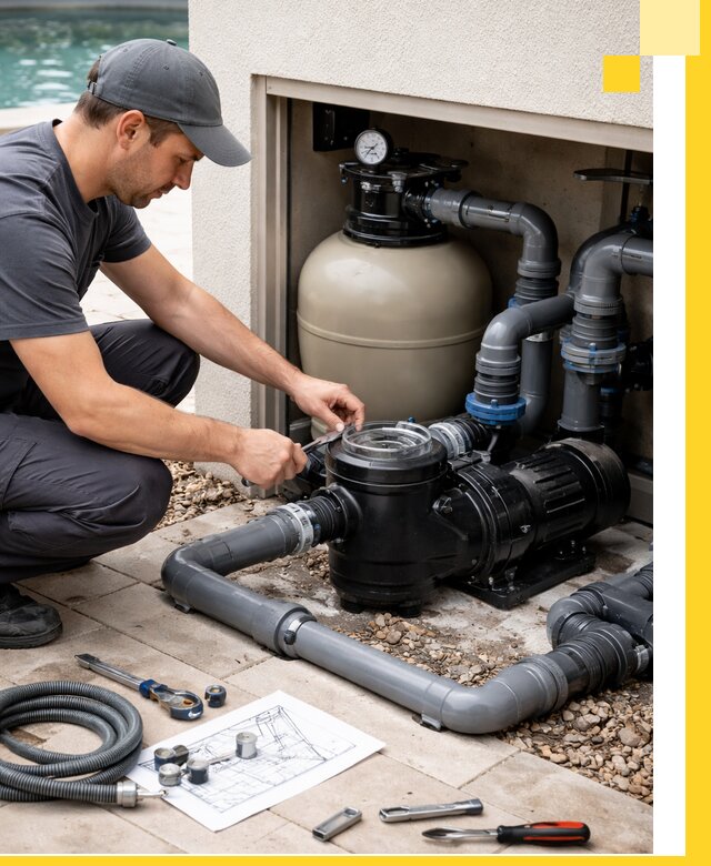 Поставка, монтаж и сервис насосов для бассейнов в Сочи