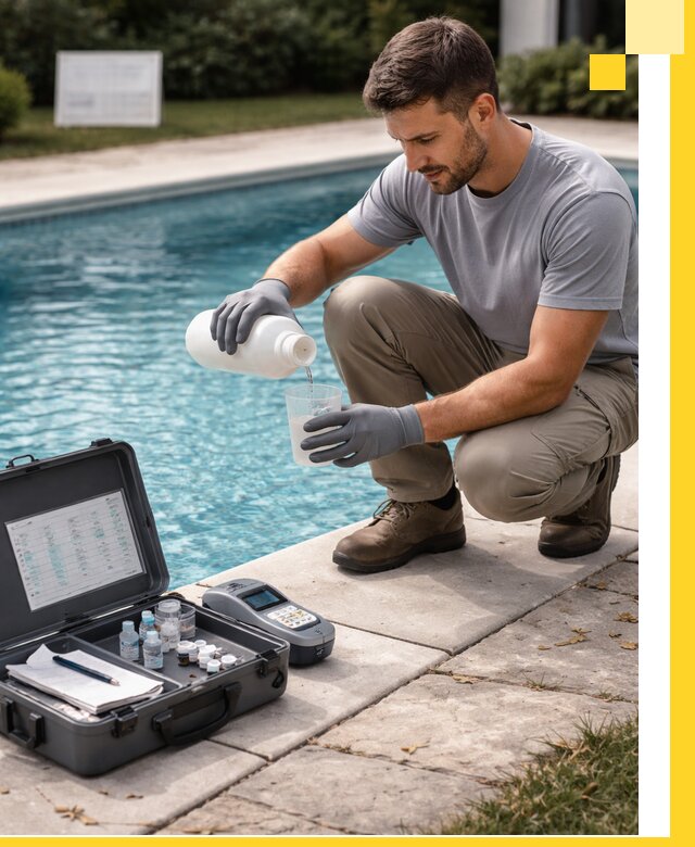 Профессиональная дезинфекция воды в бассейне в Сочи