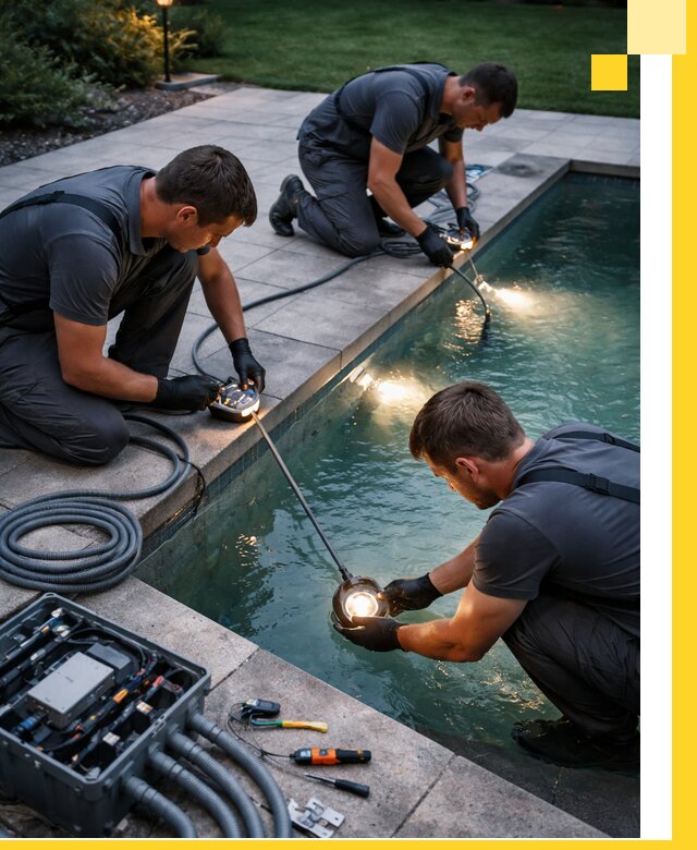 Профессиональное освещение бассейнов в Сочи: дизайн и монтаж