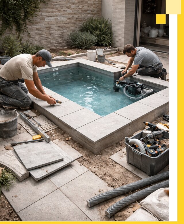 Мини бассейны под ключ в Сочи, дизайн и установка