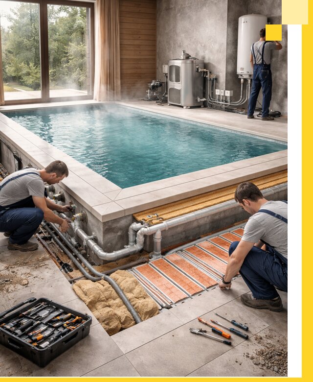 Проектирование и строительство тёплых бассейнов в Сочи