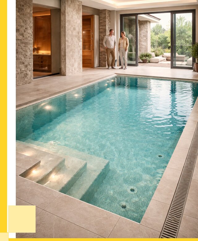 Бассейн во дворе в Сочи: проект, отделка от 1240320 р. | ЭриданСчи