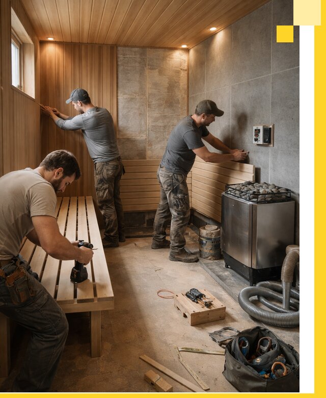Сауны под ключ в Сочи, проектирование, строительство, отделка