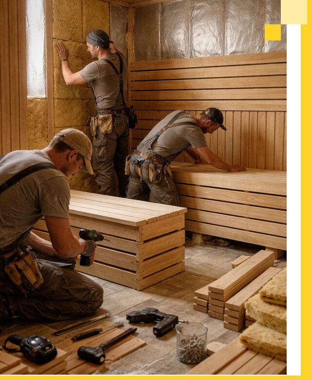 Профессиональное строительство саун под ключ в Сочи