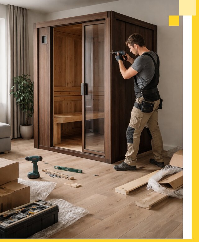 Установка и производство мини саун под ключ в Сочи