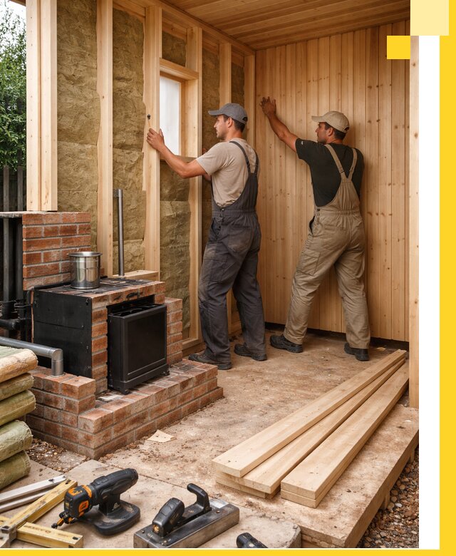 Строительство и установка дачных саун под ключ в Сочи