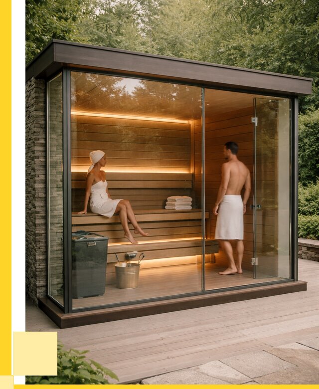 Сауна стеклянная и двери для сауны в Сочи от 258400 р. | ЭриданСчи