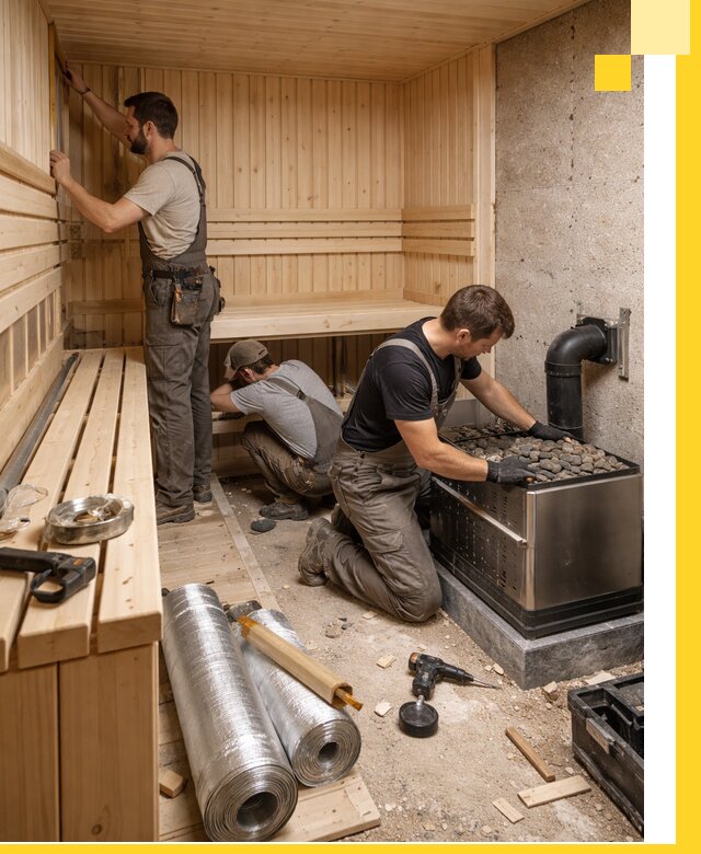 Индивидуальные сауны на заказ в Сочи под ключ, проект и монтаж