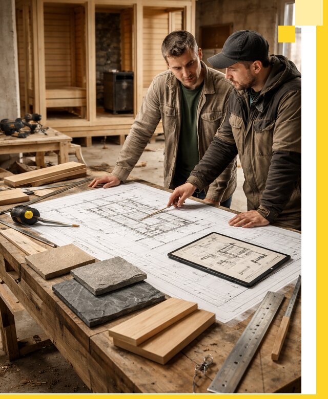 Проекты бань под ключ и планы строительства в Сочи