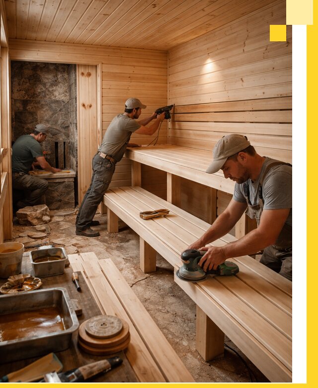 Профессиональная отделка бань в Сочи под ключ, с гарантией