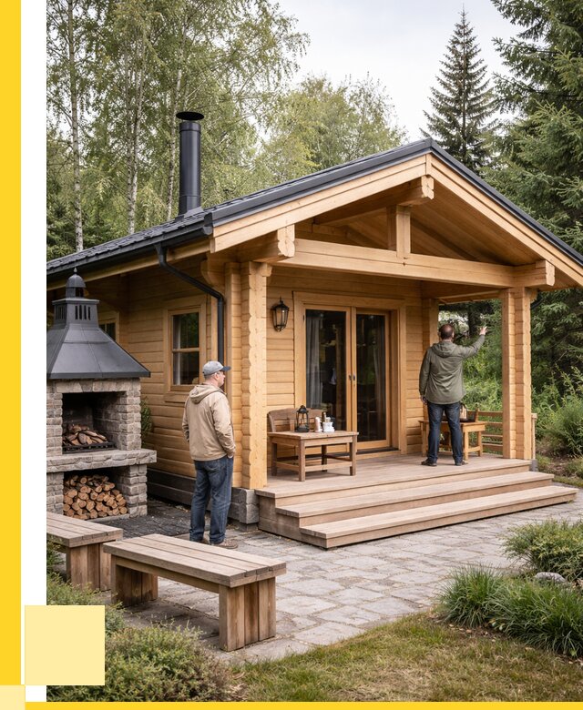 Деревянные бани под ключ в Сочи от 465120 р. | ЭриданСчи