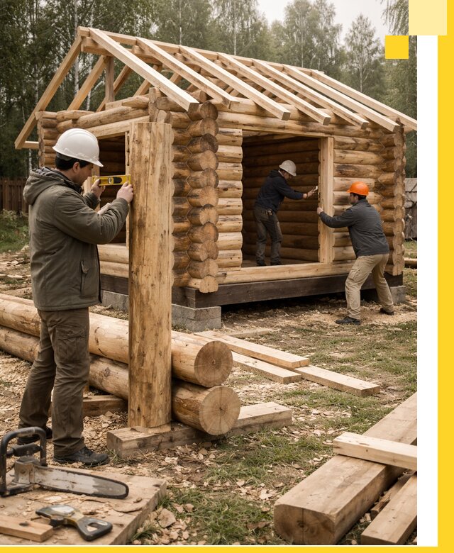 Строительство бань для дачи под ключ в Сочи с доставкой и монтажом